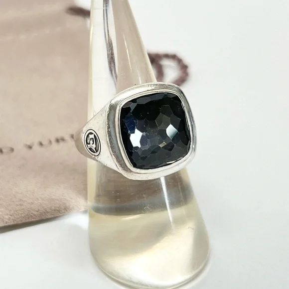 David Yurman 14mm Black Orchid Albion Ring - Picture 2 of 8